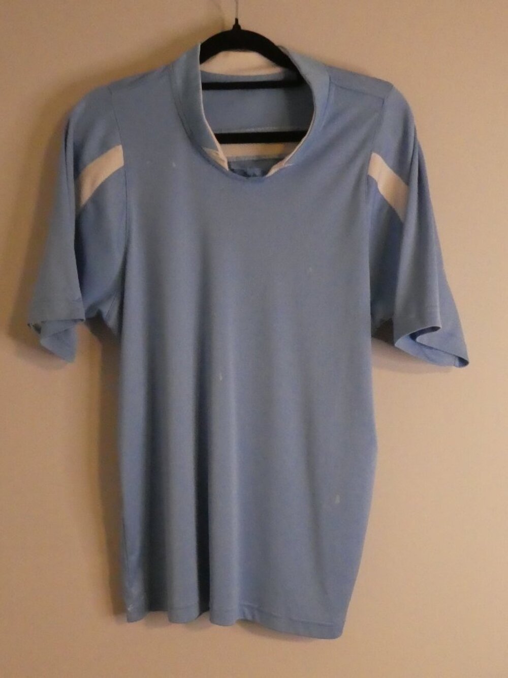 Flawed Paint Project - Vintage Light Blue Jersey -  P2P 20" measured